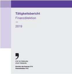 T&auml;tigkeitsbericht Finanzdirektion 2019 - &Eacute;tat de Fribourg