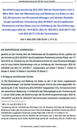 Durchf&uuml;hrungsverordnung (EU) 2021/392 der Kommission vom 4. M&auml;rz 2021 &uuml;ber die &Uuml;berwachung und Meldung von Daten zu den CO2-Emissionen von ...