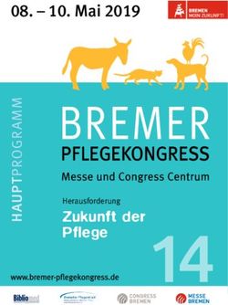 Mai 2019 - Zukunft der Pflege Herausforderung