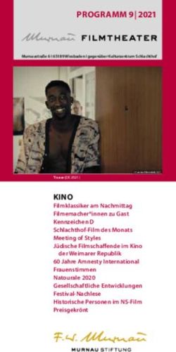 PROGRAMM 9| 2021 - Murnau Stiftung
