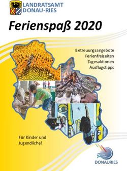 Ferienspa&szlig; 2020 LANDRATSAMT DONAU-RIES - Betreuungsangebote Ferienfreizeiten Tagesaktionen Ausflugstipps - Markt Wallerstein