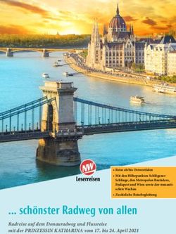 Sch&ouml;nster Radweg von allen - NW Leserreisen 2021/22