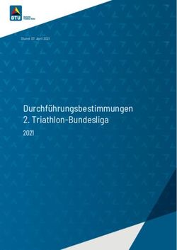 Durchf&uuml;hrungsbestimmungen 2. Triathlon-Bundesliga 2021 - Stand: 07. April 2021 - Deutsche ...