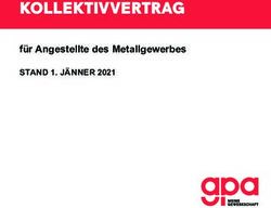 KOLLEKTIVVERTRAG für Angestellte des Metallgewerbes - STAND 1. JÄNNER 2021 - Gewerkschaft GPA