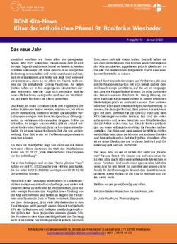 BONI Kita-News Kitas der katholischen Pfarrei St. Bonifatius Wiesbaden