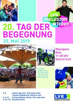 TAG DER BEGEGNUNG - MAI 2019