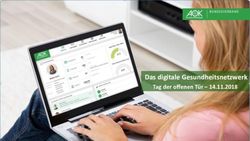 Das digitale Gesundheitsnetzwerk - Das digitale Gesundheitsnetzwerk Tag der offenen T&uuml;r 14.11.2018