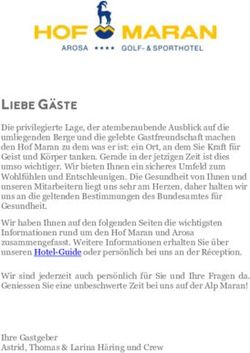 LIEBE GÄSTE - Hof Maran Arosa