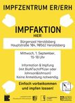 Sonder-Impfaktion am 1. September im Bürgersaal Heroldsberg