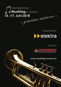 Am mu - www.musiktag-messen.ch Hauptsponsor Sponsor - Musikgesellschaft Messen