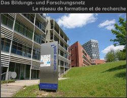 Das Bildungs- und Forschungsnetz Le r&eacute;seau de formation et de recherche