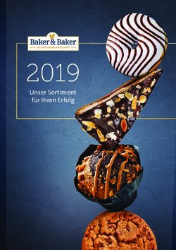 2019 Unser Sortiment für Ihren Erfolg - Baker & Baker