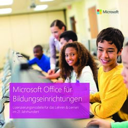 Microsoft Office f&uuml;r Bildungseinrichtungen - Lizenzierungsmodelle f&uuml;r das Lehren & Lernen im 21. Jahrhundert - fwu test netzwerk