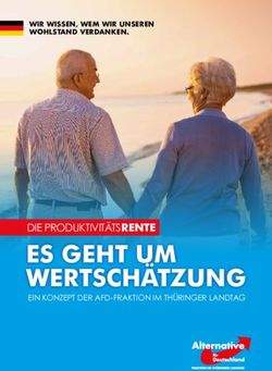 ES GEHT UM WERTSCHÄTZUNG - DIE PRODUKTIVITÄTSRENTE EIN KONZEPT DER AFD-FRAKTION IM THÜRINGER LANDTAG - AFD-FRAKTION IM THÜRINGER LANDTAG