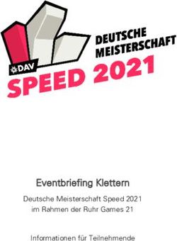 Eventbriefing Klettern - Deutsche Meisterschaft Speed 2021 im Rahmen der Ruhr Games 21 Informationen f&uuml;r Teilnehmende - Deutscher Alpenverein