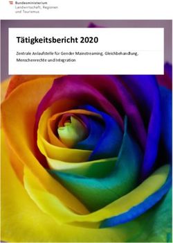 Tätigkeitsbericht 2020 - Zentrale Anlaufstelle für Gender Mainstreaming, Gleichbehandlung, Menschenrechte und Integration - Bundesministerium ...