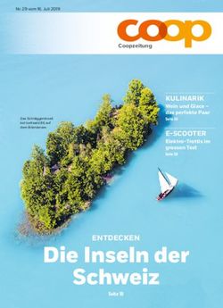 Die Inseln der Schweiz - KULINARIK Wein und Glace - das perfekte Paar - Coopzeitung
