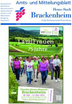 Brackenheim Amts- und Mitteilungsblatt - Heuss-Stadt - Stadt Brackenheim