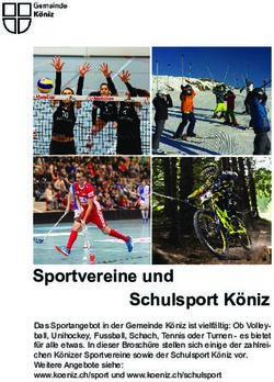 Sportvereine und - Gemeinde Köniz