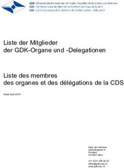 Liste der Mitglieder der GDK-Organe und -Delegationen Liste des membres des organes et des d&eacute;l&eacute;gations de la CDS