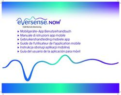Mobilgeräte-App Benutzerhandbuch Manuale di istruzioni app mobile Gebruikershandleiding mobiele app Guide de l'utilisateur de l'application mobile ...