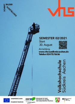 SEMESTER 02/2021 Start 30. August Anmeldung - BILDER - VHS S&uuml;dkreis Aachen