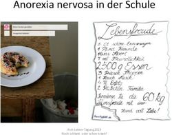 Anorexia nervosa in der Schule - Arzt-Lehrer-Tagung 2013 Noch schlank oder schon krank?