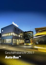 Gesch&auml;ftsbericht 2017 - AutoBus AG Liestal