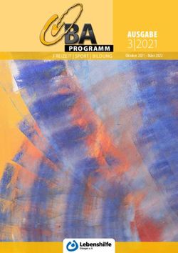 3|2021 AUSGABE PROGRAMM - Lebenshilfe Erlangen