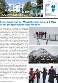 BODENACKER-NEWS 1/2018 - Schneesport-Tag der Mitarbeitenden am 7. & 8. M&auml;rz in der Skiregion Grindelwald-Wengen - Alterszentrum Bodenacker