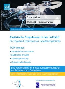 Elektrische Propulsoren in der Luftfahrt - Symposium - VDI