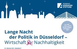 Lange Nacht der Politik in D&uuml;sseldorf-Wirtschaft vs. Nachhaltigkeit 01. Oktober 2021, D&uuml;sseldorf - Konrad-Adenauer ...