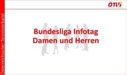 Bundesliga Infotag Damen und Herren