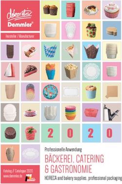 BÄCKEREI, CATERING & GASTRONOMIE - Professionelle Anwendung - Hersteller / Manufacturer - Demmler