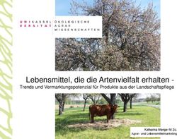 Lebensmittel, die die Artenvielfalt erhalten - Trends und Vermarktungspotenzial f&uuml;r Produkte aus der Landschaftspflege
