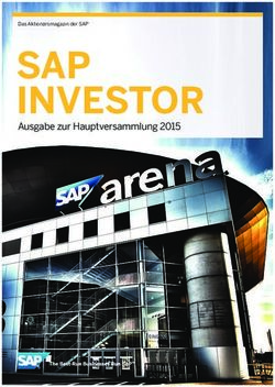 SAP INVESTOR Ausgabe zur Hauptversammlung 2015