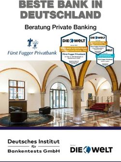 BESTE BANK IN DEUTSCHLAND - Beratung Private Banking - Deutsches Institut - F&uuml;rst Fugger Privatbank