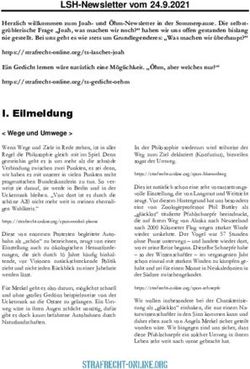 I. Eilmeldung - strafrecht-online.org