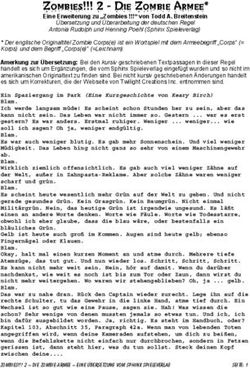 Zombies 2 - Die Zombie Armee* - Eine Erweiterung zu "Zombies " von Todd A. Breitenstein