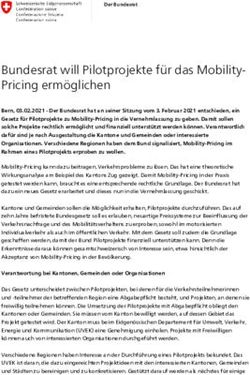 Bundesrat will Pilotprojekte f&uuml;r das Mobility-Pricing erm&ouml;glichen
