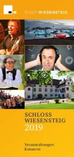 2019 SCHLOSS WIESENSTEIG - STADT WIESENSTEIG