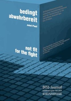 DISS-Journal Sonderausgabe Juli 2020 - ZEITSCHRIFT DES DUISBURGER INSTITUTS F&Uuml;R SPRACH- UND SOZIALFORSCHUNG