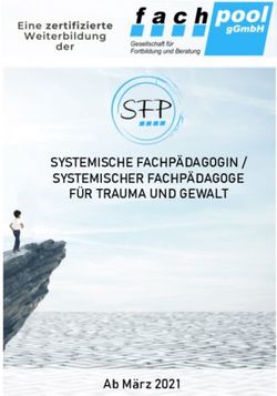 SYSTEMISCHE FACHPÄDAGOGIN / SYSTEMISCHER FACHPÄDAGOGE FÜR TRAUMA UND GEWALT - AB MÄRZ 2021 - DGFPI