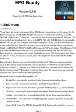 EPG-Buddy - Mein Modellbahn- Blog