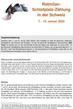 Rotmilan-Schlafplatz-Zählung in der Schweiz - 10. Januar 2022