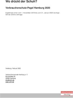 Wo dr&uuml;ckt der Schuh? - Verbraucherschutz-Pegel Hamburg ...