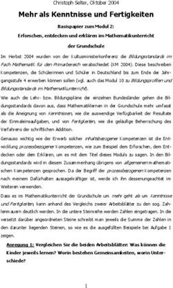 Mehr als Kenntnisse und Fertigkeiten