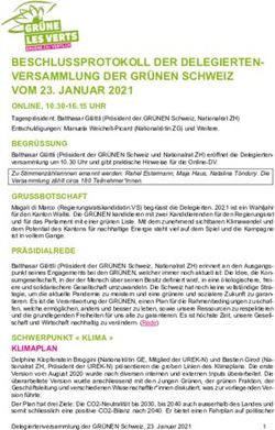 BESCHLUSSPROTOKOLL DER DELEGIERTEN-VERSAMMLUNG DER GR&Uuml;NEN SCHWEIZ VOM 23. JANUAR 2021 - GR&Uuml;NE ...