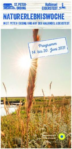 NAturerlebniswoche bis 20 - St. Peter-Ording