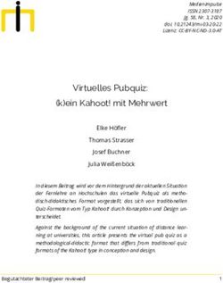 Virtuelles Pubquiz: (k)ein Kahoot! mit Mehrwert